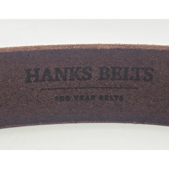Hank Leather Goods Belts Crazy Horse Size 50 - Picture 4 of 6